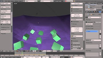 Blender 2.66 Tutorial - Rigid Bodies and Cloth Bouncing Effects