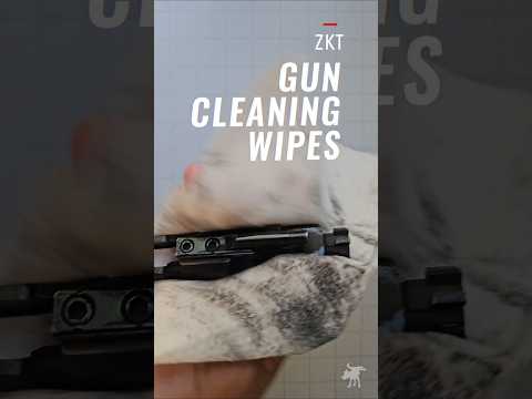 Clean and lube your gun with a wet wipe? ZKT gun wipes
