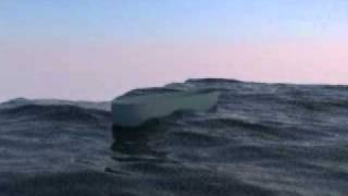 Blender + Luxrender + Ocean Sim: Ships motion animated Full Length