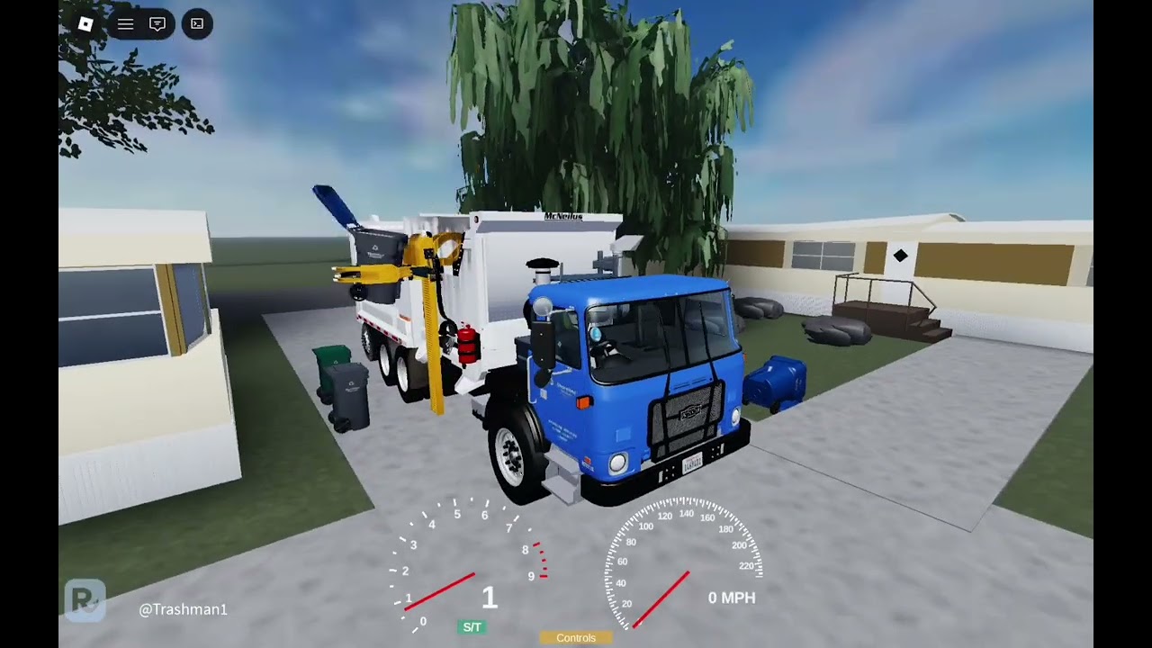 Shoreline disposal: Autocar Acx Mcnelius ZR on recycle 