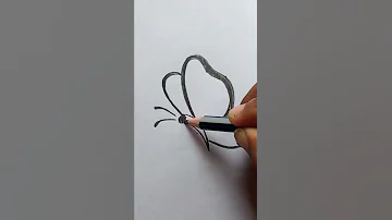 Butterfly Drawing Butterfly Drawing Easy Pencil Drawing Shorts 