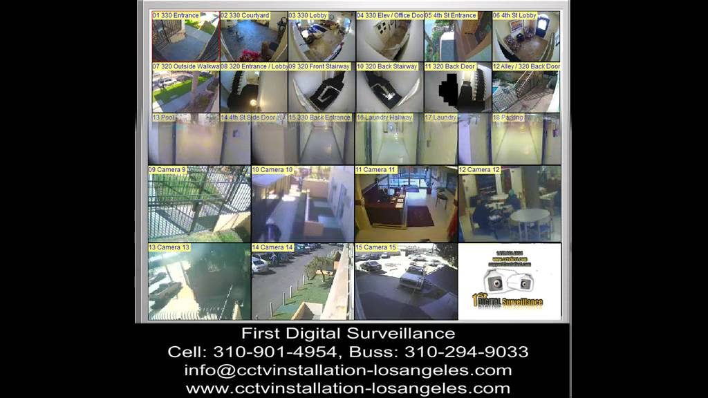 Install CCTV Surveillance Camera System LA