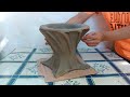 Make old Towels To Make Very Simple And Easy Unique Pots- Cement craft ideas