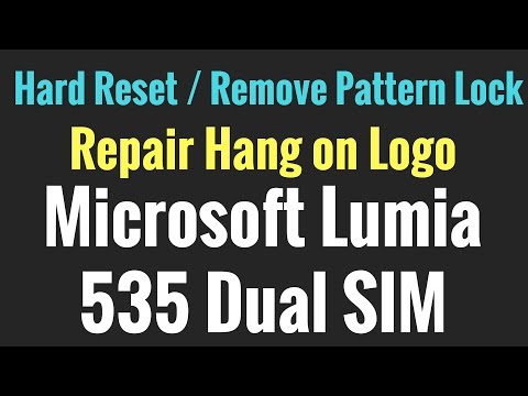 Hard Reset Remove Lock Microsoft Lumia 535 Dual SIM