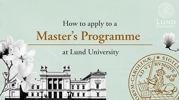 How to apply to a master