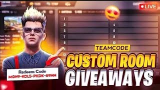 @freefiremax live giveaway room redeemcode giveaway id check✔️br squad room 30k soon guys support me