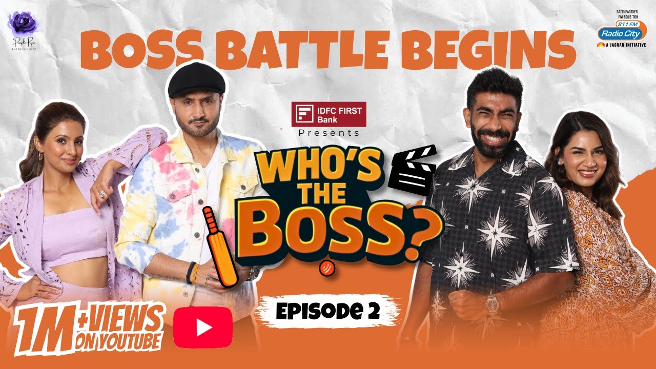 Who’s The Boss? Ep 2 | Jasprit Bumrah & Sanjana Ganesan | Hosted by Geeta Basra & Harbhajan Singh