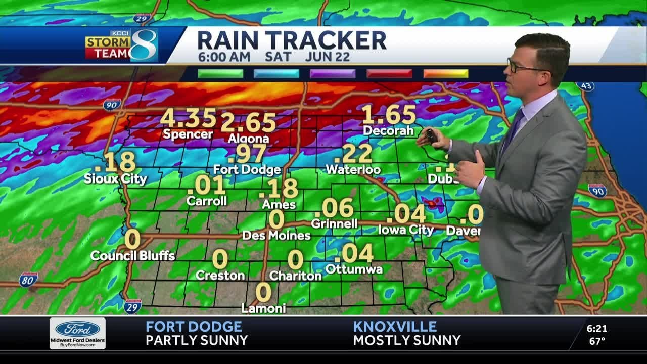Iowa weather: The heat and humidity bounce back as rain chances linger ...