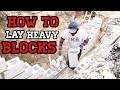 how to build a concrete block foundation -step by step learn how PT1