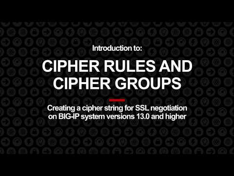 Cipher Rules and Cipher Groups: Creating a cipher string for SSL negotiation