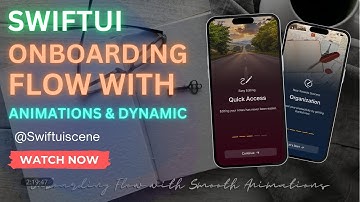 SwiftUI Onboarding Flow with Smooth Animations & Dynamic Gradients 📝🚀✨