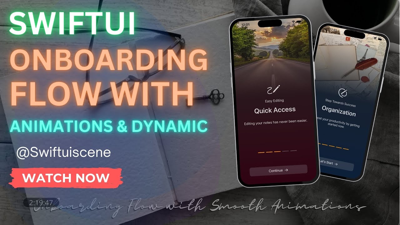 SwiftUI Onboarding Flow with Smooth Animations & Dynamic Gradients 📝🚀✨