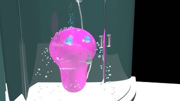 Particle Bubble Shower