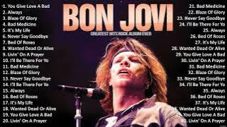 Bon Jovi Greatest Hits ~ Rock Music ~ Top 10 Hits of All Time
