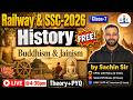 📖History Class-7 | Jainism & Buddhism Complete Theory + PYQs | SSC & Railway 2026 | Sachin Sir