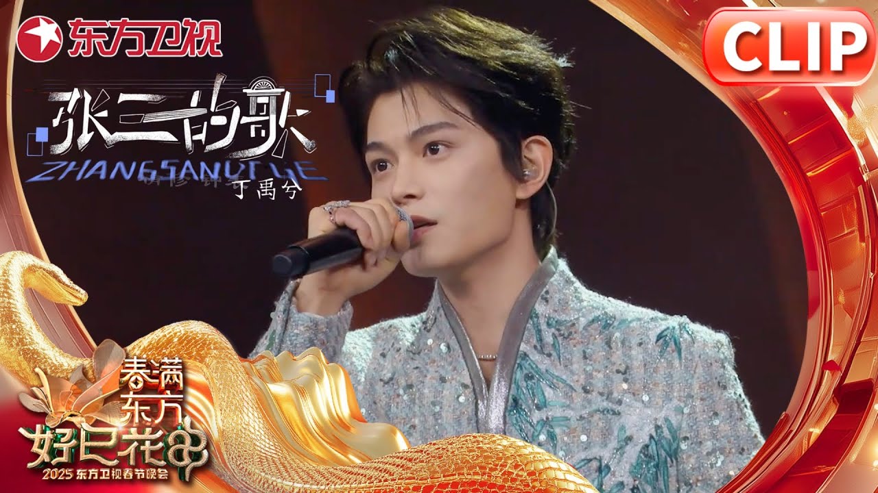 【2025春晚歌曲纯享】丁禹兮歌曲《张三的歌》,好听到哭了！唱入人心,不愧是丁禹兮！｜#2025东方卫视春节联欢晚会 ｜#歌曲｜#丁禹兮