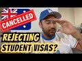 Australia rejecting student visas in 2024