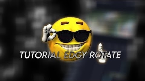 Tutorial Edgy Rotate like Me || Alight motion 3.7.1