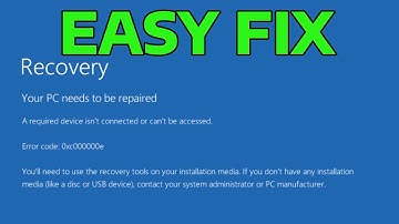 How To Fix Windows Failed to Start Boot Error 0xc000000e