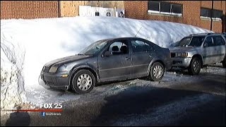 Parking wars: Southie woman's car vandalized over spot | Boston 25 News