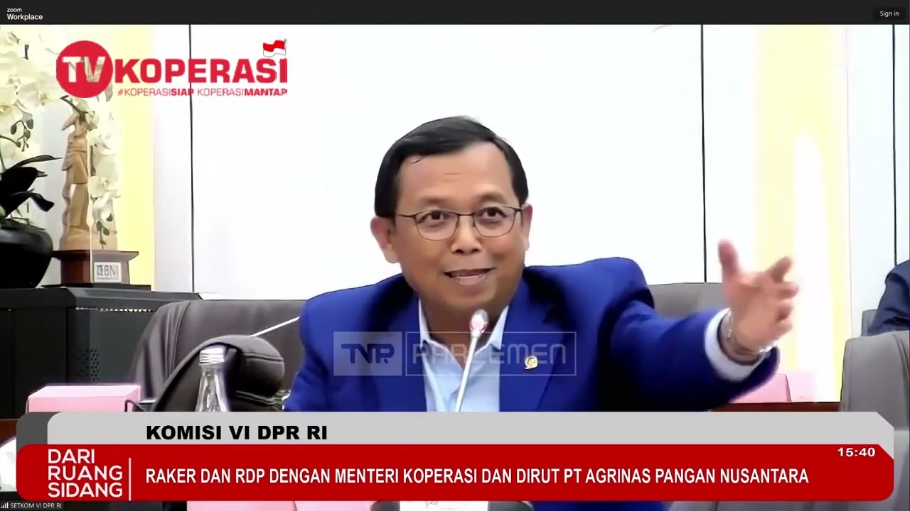 RUKO: Menteri koperasi dan Dirut Agrias pangan di Bombardir pertanyaan anggota DPR, Bisa Menjawab ?