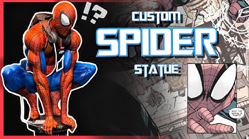 I Painted a 3D Printed Spider Man Statue  | Groundeffected.com