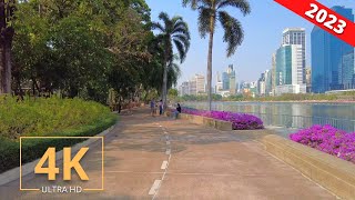 Bangkok, Thailand 🇹🇭 Walk In City Park | Benchakitti Park | สวนเบญจกิติ | 4K | Virtual Walking 2023