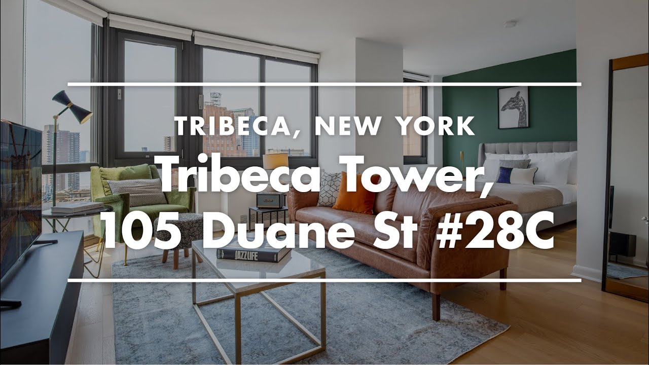 New York Apartment Tour Furnished Studio Apartment in Tribeca Tower