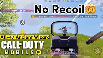 Zero Recoil AK 47 Ancient Wizard Gun Battle Royale COD Mobile | Free No Recoil Gun In Credit Store