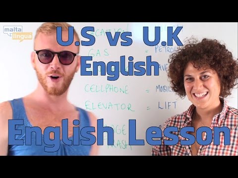 US Vs UK - English Vocabulary Lesson (Upper Intermediate)