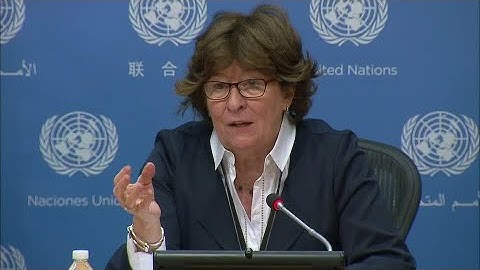 Louise Arbour on "Making Migration Work for All" - Press Conference (9 January 2018)