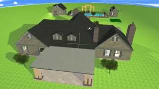 Floor Plan Converted To 3D Using Plan3D.com