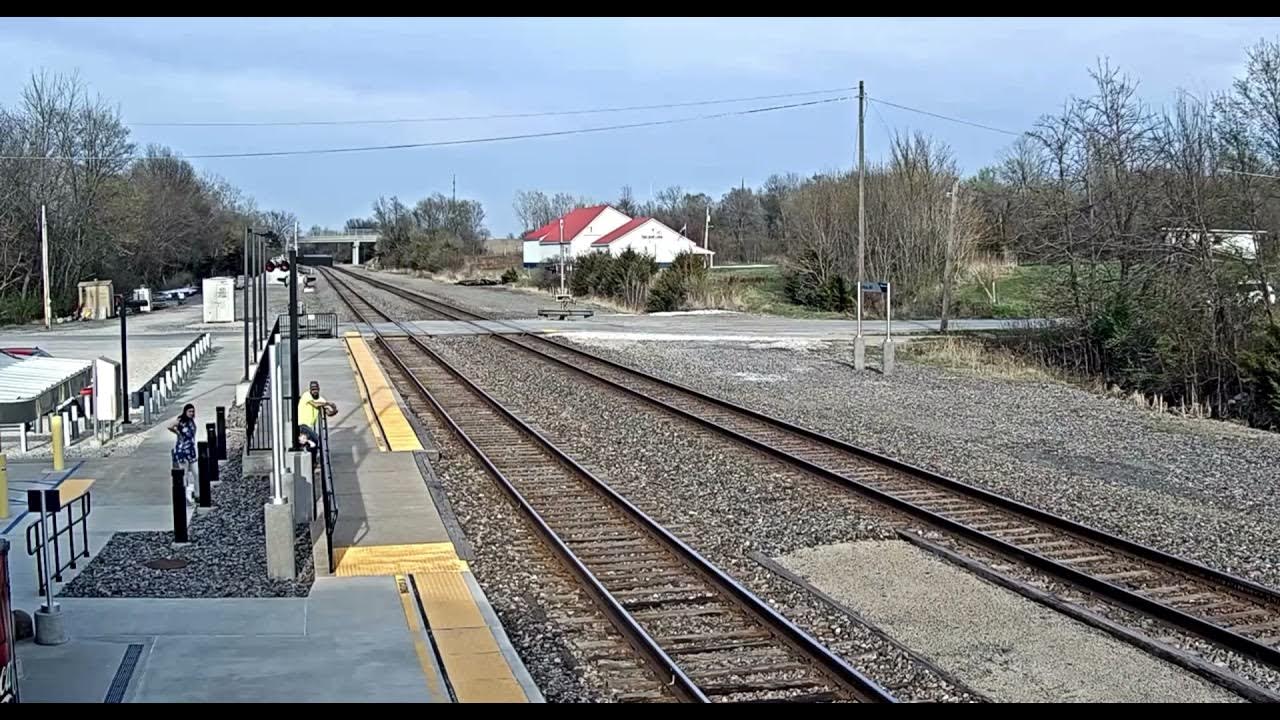 La Plata Missouri Usa Virtual Railfan Live KCS UNIT 4765 Trailing On a BNSF Train In La Plata,MO(Virtual Railfan