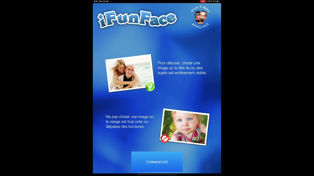 IFunFace animer une image