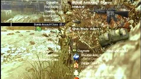 COD: MW2 Third Person Team Tactical- CTF- M1014 Extended Mags Barrage!  Defend the Flag!