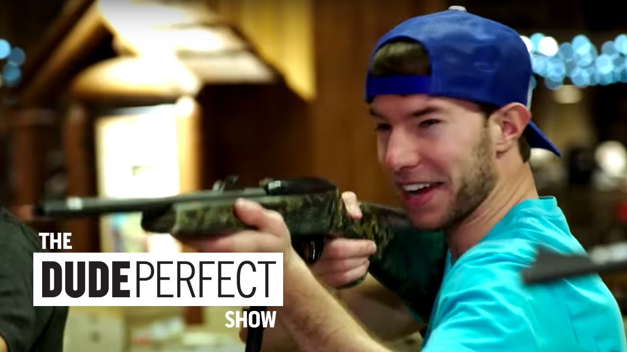 Dude Perfect Takes Over Bass Pro Shop On The Dude Perfect Show Youtube