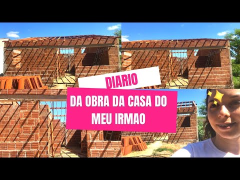 CASA EM PONTO DE COBRIR || Colocação de Caibros…