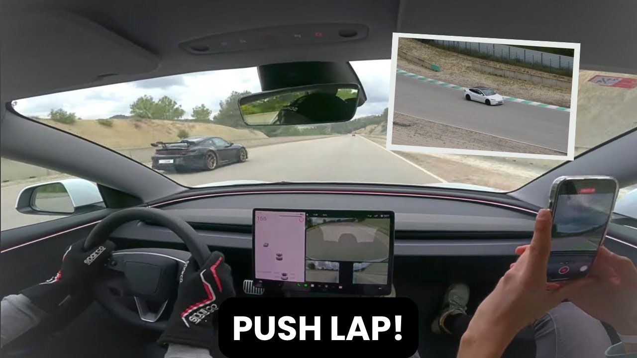 Tesla Model 3 Highland LR | Castelloli Race Track - YouTube
