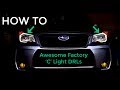 DIY INSTALL | SUBARU FORESTER | FACTORY C-LIGHT DRL