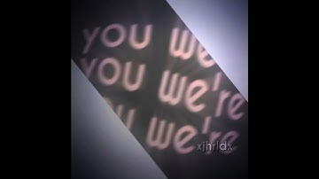 In Another Life Lyrical Edit Preset??