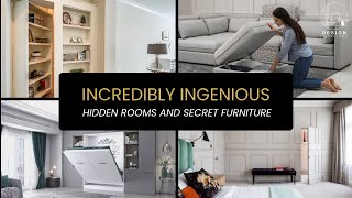 INCREDIBLY INGENIOUS Hidden Rooms & Secret Furniture | Design Furniture