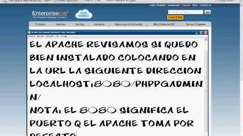 INSTALACIÓN DE POSTGRESQL + APACHE + PHP PARA WINDOWS XP