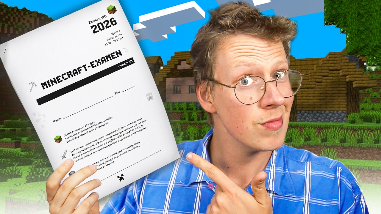 Het VWO Eindexamen Minecraft was BIZAR!