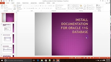 How to Install Oracle Database 11g using PPT | Muhammad Abdul Quium (V-16)