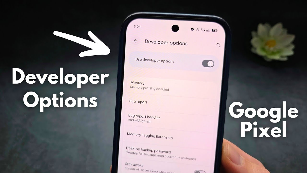 Any Google PIXEL - How to Enable Developer Options + USB Debugging ...