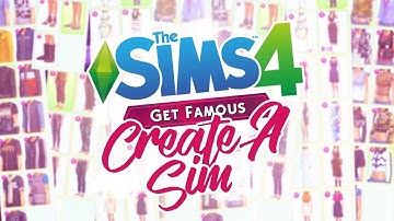 CREATE-A-SIM, NEW TRAIT, & NEW ASPIRATION | THE SIMS 4 GET FAMOUS