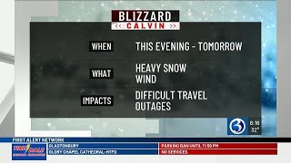 A First Alert Weather Day for Blizzard Calvin