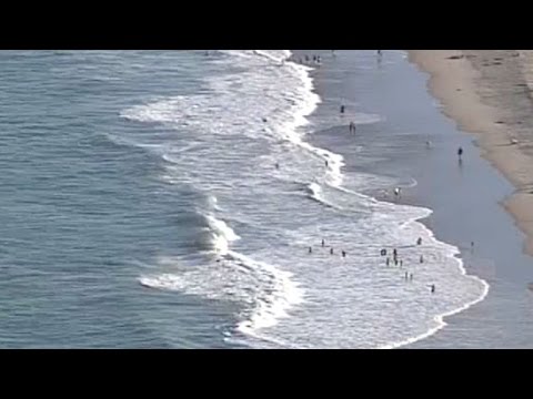 Deadly rip currents can be seen from aerial view