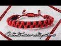 SIGUE MIS PASOS Y PODRÁS HACER ESTA PULSERA DE HILO / TUTORIAL DE COMO HACER PULSERAS / DIY