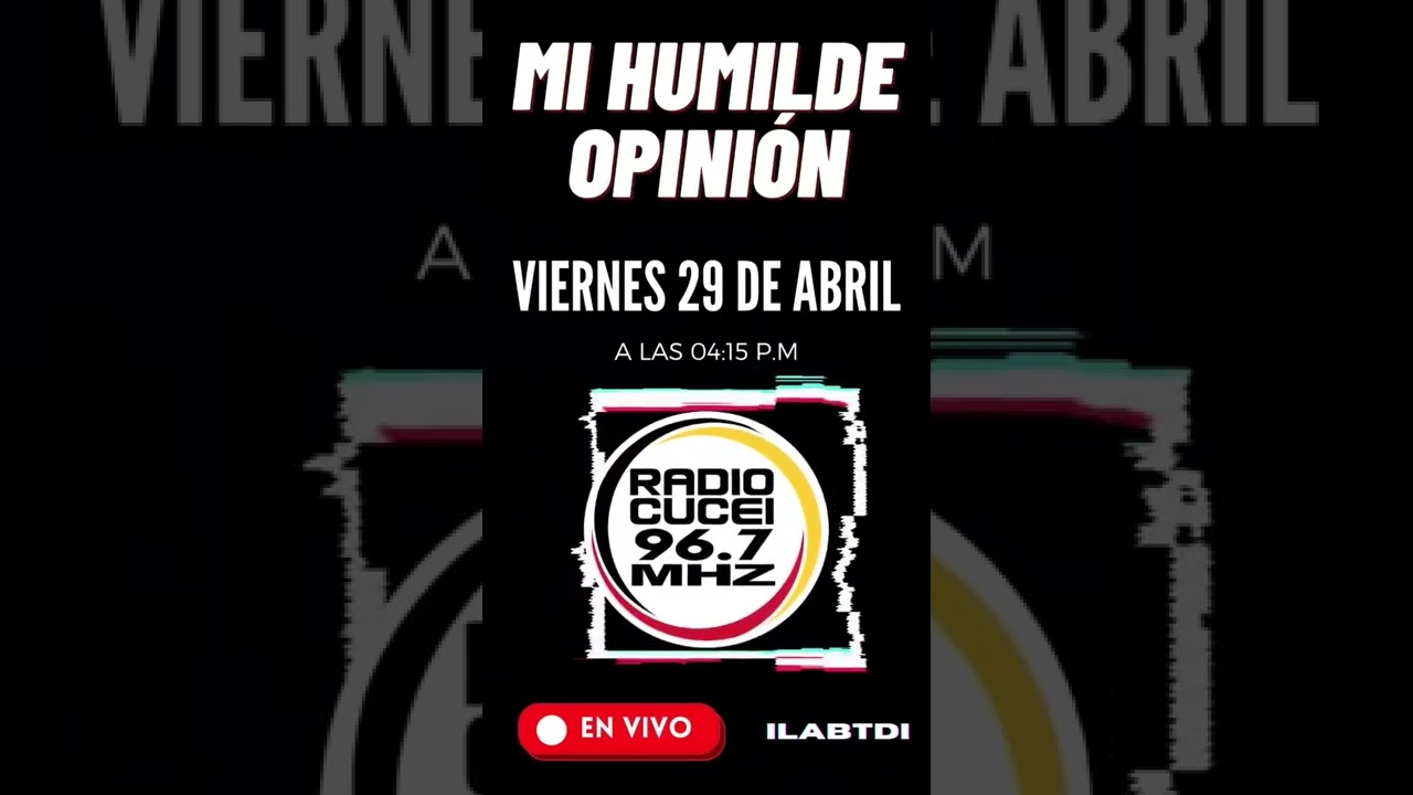 Mañana viernes 29 de abril nuevo episodio por Radio CUCEI 